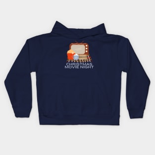 Christmas Movie Night Essentials Kids Hoodie